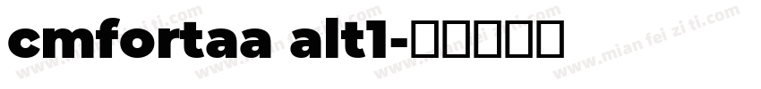 cmfortaa alt1字体转换